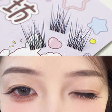 Load image into Gallery viewer, Baby Straight 10-12mm Black DIY Lash Extension Kit Lash Clusters No Glue DIY Lash Extension Cluster Lashes 10 Rows
