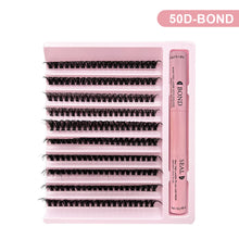 Load image into Gallery viewer, DIY Lash Extension Kit DIY Lash Extension Kit Lash Clusters False Eyelashes 8-14mm Makeup Tools With Tweezers Eyelash Glue
