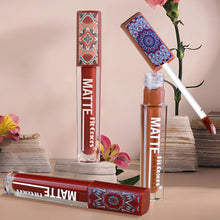Load image into Gallery viewer, 6 Colors Waterproof Liquid Lipstick Matte Velvet Clay Texture Lip Gloss Bohemian Style Earth Brown Lasting Non Stick Cup Makeup
