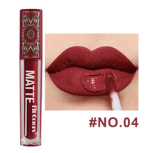 Load image into Gallery viewer, 6 Colors Waterproof Liquid Lipstick Matte Velvet Clay Texture Lip Gloss Bohemian Style Earth Brown Lasting Non Stick Cup Makeup
