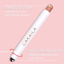 Load image into Gallery viewer, 12 Colors Shiny Facial Non-sticky Long-lasting Matte Pearl Liner Double-sided Eyeshadow Eyeliner
