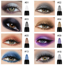 Load image into Gallery viewer, 16 Colors Facial Multi-purpose Pearlescent Eyeliner Color Glitter Waterproof Long-Lasting Eye Makeup Silkworm Pen Liner
