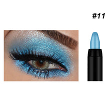 Load image into Gallery viewer, 16 Colors Facial Multi-purpose Pearlescent Eyeliner Color Glitter Waterproof Long-Lasting Eye Makeup Silkworm Pen Liner
