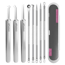 Load image into Gallery viewer, 3/8PCS Stainless Steel Acne Clip Cell Clip Remove Blackhead Clip Acne Needle Beauty Salon Acne Needle Skin Care Beauty Tools
