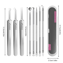 Load image into Gallery viewer, 3/8PCS Stainless Steel Acne Clip Cell Clip Remove Blackhead Clip Acne Needle Beauty Salon Acne Needle Skin Care Beauty Tools
