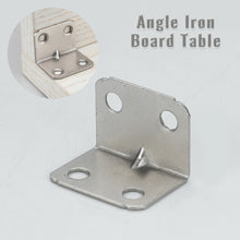 Load image into Gallery viewer, 20pcs Right Angle Thickened Fixed Bracket 90-degree Angle Bracket Fastener Chairs Bookshelves Doors Table Legs Tool Parts
