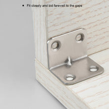 Load image into Gallery viewer, 20pcs Right Angle Thickened Fixed Bracket 90-degree Angle Bracket Fastener Chairs Bookshelves Doors Table Legs Tool Parts
