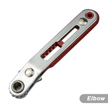 Load image into Gallery viewer, Multifunctional Bidirectional Ratchet Flat Head Elbow Flat Screwdriver Ratchet Wrench Cross-shaped Hexagonal Slotted Tool

