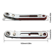 Load image into Gallery viewer, Multifunctional Bidirectional Ratchet Flat Head Elbow Flat Screwdriver Ratchet Wrench Cross-shaped Hexagonal Slotted Tool
