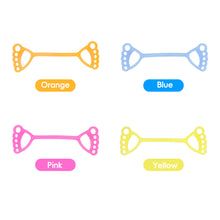 Load image into Gallery viewer, 1PC Outdoor Fitness Hand Ring Silicone Tensile Rope TPE Yoga Stretching Jelly Tensile Band
