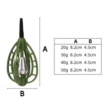 Load image into Gallery viewer, 1PC 20/30/40G European-Style Lead Weighted Bait Feeder Carp Feeder Sinker 4-Arm Bait Dispenser

