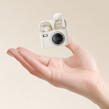 Load image into Gallery viewer, 5.4 Wireless Bluetooth Headphones Retro Camera Design Long Battery Life Noise-Canceling Headphones With Battery Level Display
