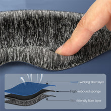 Load image into Gallery viewer, 3D Sleep Eye Mask One Piece Home Sleep Light Blocking Long Eye Mask Air Travel Supplies
