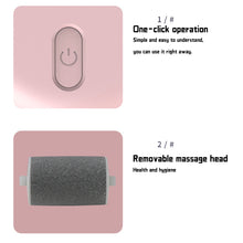 Load image into Gallery viewer, Household Automatic Electric Foot Grinder Double Gear Callus Remover Detachable Washable Exfoliating Foot Grinder
