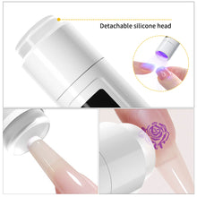 Load image into Gallery viewer, Hand Held Portable Nail Drying Lamp Nail Enhancement Mini Photo Therapy Lamp Household Nail Salon Rechargeable Nail Lamp
