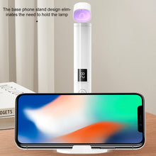 Load image into Gallery viewer, Portable Nail Art Handheld Flathead Lamp Rechargeable Version Retractable Flathead Lamp Bracket Nail Plate Phototherapy Lamp
