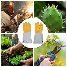 Load image into Gallery viewer, Outdoor Long Work Gloves Cut Resistance Stab-Proof Gardening Gloves Heat Resistant Wear Resistant Labor Protective Gloves Comfortable Breathable Sheepskin Gloves
