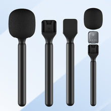 Load image into Gallery viewer, Interview Handheld Adapter Lightweight Universal Professional Wireless Mic Handle Easy To Use for Rode Wireless II
