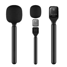 Load image into Gallery viewer, Interview Handheld Adapter Lightweight Universal Professional Wireless Mic Handle Easy To Use for Rode Wireless II
