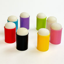 Load image into Gallery viewer, 10pcs Finger Painting Sponge Daubers Sponger Foam Applying Ink Chalk Inking Staining DIY Painting Craft Set Painting Tools
