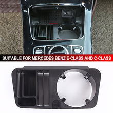 Load image into Gallery viewer, Car Central Control Water Cup Holder Storage Box Phone Holder for Mercedes Benz C E GLC Class W205 X253 W213 2015-2021
