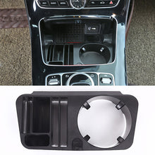 Load image into Gallery viewer, Car Central Control Water Cup Holder Storage Box Phone Holder for Mercedes Benz C E GLC Class W205 X253 W213 2015-2021
