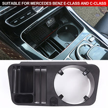 Load image into Gallery viewer, Car Central Control Water Cup Holder Storage Box Phone Holder for Mercedes Benz C E GLC Class W205 X253 W213 2015-2021

