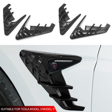 Load image into Gallery viewer, 2Pcs Car Side Camera Protection Covers Kit Decoration Sticker Car Modification Accessories for Tesla Model 3 Moel Y 2018-2023

