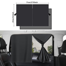 Load image into Gallery viewer, Magnetic Dual- layer Car Sun Shade Curtain Mesh Window Shade Sun Protection Heat Blocking
