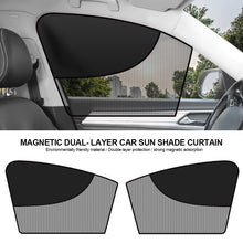 Load image into Gallery viewer, Magnetic Dual- layer Car Sun Shade Curtain Mesh Window Shade Sun Protection Heat Blocking
