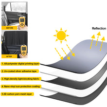 Load image into Gallery viewer, Magnetic Dual- layer Car Sun Shade Curtain Mesh Window Shade Sun Protection Heat Blocking
