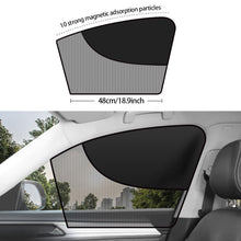 Load image into Gallery viewer, Magnetic Dual- layer Car Sun Shade Curtain Mesh Window Shade Sun Protection Heat Blocking

