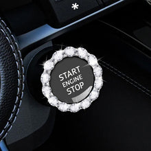Load image into Gallery viewer, Rhinestone Car Start Ignition Engine Button Diamonds Ring Ignition Ring Design Ignition Decoration
