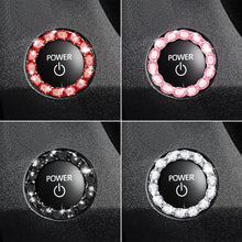 Load image into Gallery viewer, Rhinestone Car Start Ignition Engine Button Diamonds Ring Ignition Ring Design Ignition Decoration
