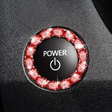 Load image into Gallery viewer, Rhinestone Car Start Ignition Engine Button Diamonds Ring Ignition Ring Design Ignition Decoration
