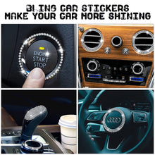 Load image into Gallery viewer, 32x11cm Car DIY Decorative Crystal Diamond Stickers Decoration Accessories Stickers Auto Interior Cover
