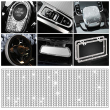 Load image into Gallery viewer, 32x11cm Car DIY Decorative Crystal Diamond Stickers Decoration Accessories Stickers Auto Interior Cover
