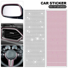Load image into Gallery viewer, 32x11cm Car DIY Decorative Crystal Diamond Stickers Decoration Accessories Stickers Auto Interior Cover
