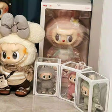 Load image into Gallery viewer, Glass Stackable Storage Box Mystery Box Storage Case Organizer Box Classic Doll Display
