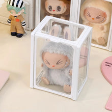 Load image into Gallery viewer, Glass Stackable Storage Box Mystery Box Storage Case Organizer Box Classic Doll Display
