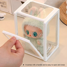 Load image into Gallery viewer, Glass Stackable Storage Box Mystery Box Storage Case Organizer Box Classic Doll Display

