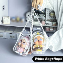 Load image into Gallery viewer, For 15cm Crybaby Cotton Doll Outfit Crossbody Pain Bag PVC Storage Bag Dolls Display Bag
