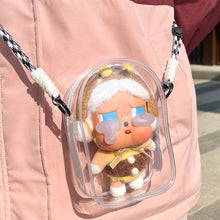 Load image into Gallery viewer, For 15cm Crybaby Cotton Doll Outfit Crossbody Pain Bag PVC Storage Bag Dolls Display Bag
