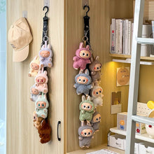 Load image into Gallery viewer, For Labubu Stuffed Plush Toy Wall Door Cabinet Organizer With Hanging Hooks Hanging Toy Organizer
