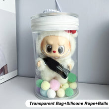 Load image into Gallery viewer, Creative Thicken Transparent Bag for Doll Display Storage Bag Mystery Doll Protection Case Mystery Toy Storage Boxes for Doll Toy Zipper Pouch
