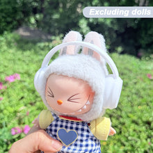 Load image into Gallery viewer, Miniature Headset for 17cm Labubu Dolls Cute DIY Doll Clothes Fashion Accessories Lovely Outfit Gifts for Girls Friends

