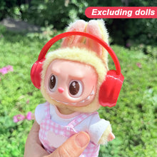 Load image into Gallery viewer, Miniature Headset for 17cm Labubu Dolls Cute DIY Doll Clothes Fashion Accessories Lovely Outfit Gifts for Girls Friends
