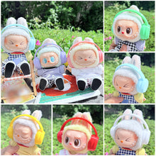 Load image into Gallery viewer, Miniature Headset for 17cm Labubu Dolls Cute DIY Doll Clothes Fashion Accessories Lovely Outfit Gifts for Girls Friends
