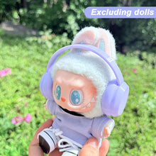 Load image into Gallery viewer, Miniature Headset for 17cm Labubu Dolls Cute DIY Doll Clothes Fashion Accessories Lovely Outfit Gifts for Girls Friends
