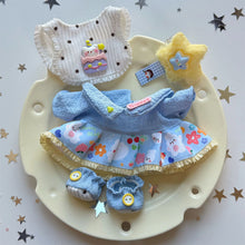 Load image into Gallery viewer, For 20cm Cotton Doll Baby Clothes Cute Summer Dress Bag Set Cute Toy Doll Dress Up Accessories
